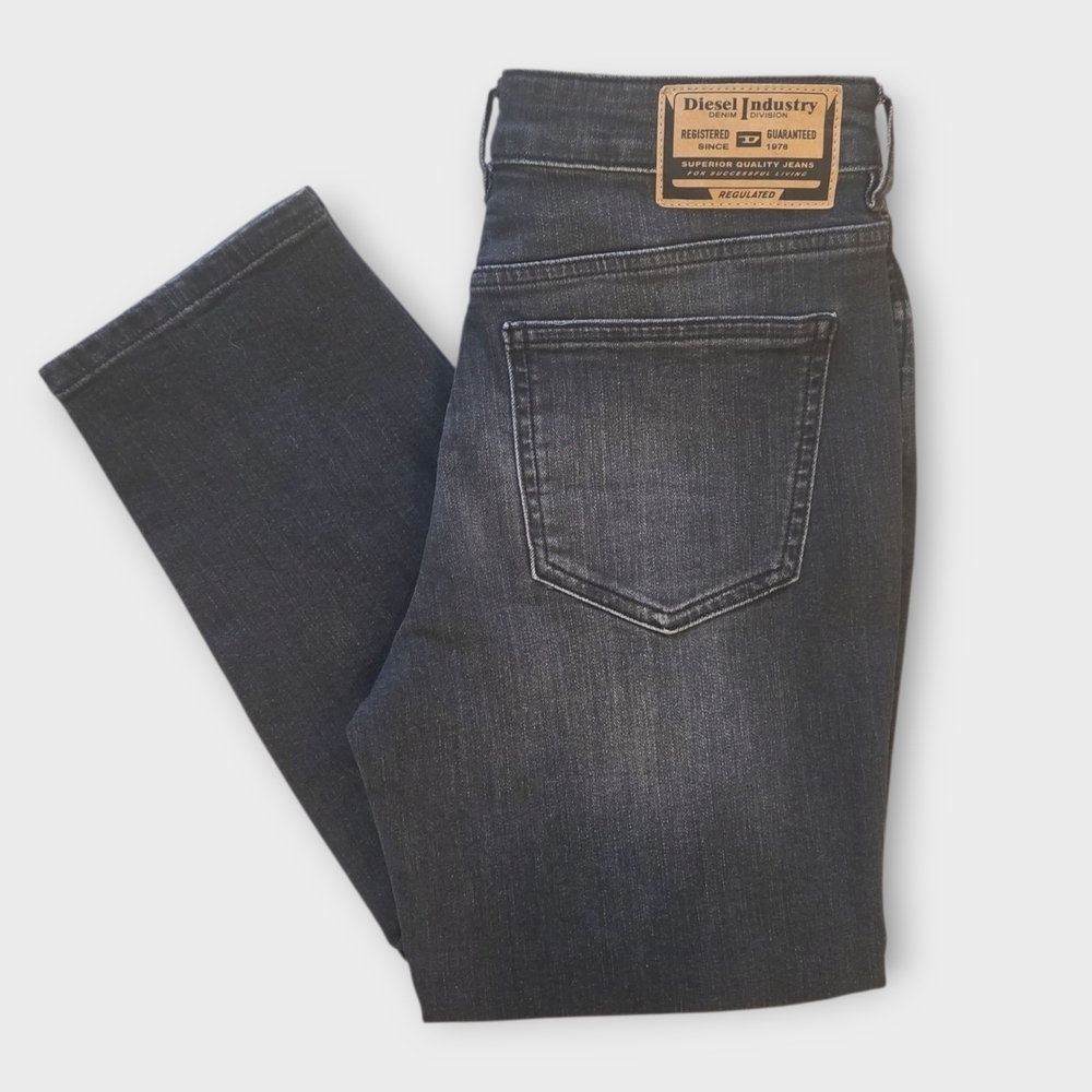 NWT Diesel D-Joy Slim Fit Black Jeans Size 27